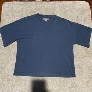 Navy blue Boxy oversized tee
